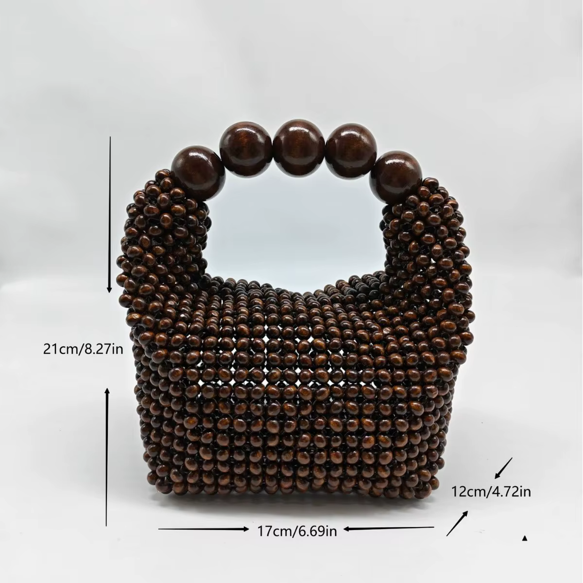 Sac à main perlé fait main pour femme
