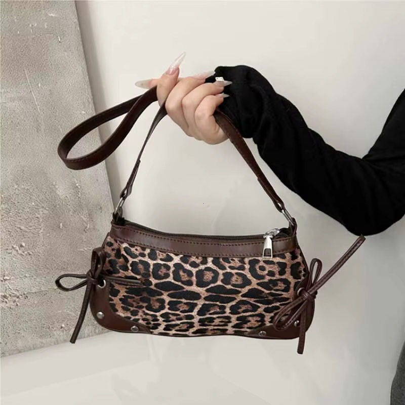 Nouveau sac à aisselles sac à bandoulière tendance doux Double nœud sac à main sac pour femme rétro Simple mode sacs