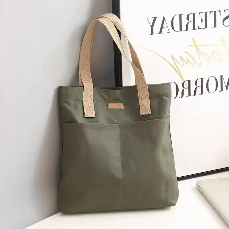 Sac fourre-tout en toile pour femmes