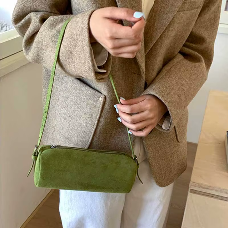 Sac à bandoulière en suède
