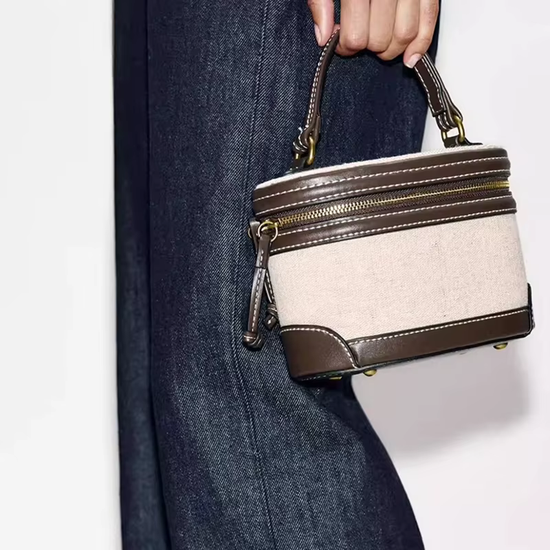Sac à main rétro tissé à la main pour femme