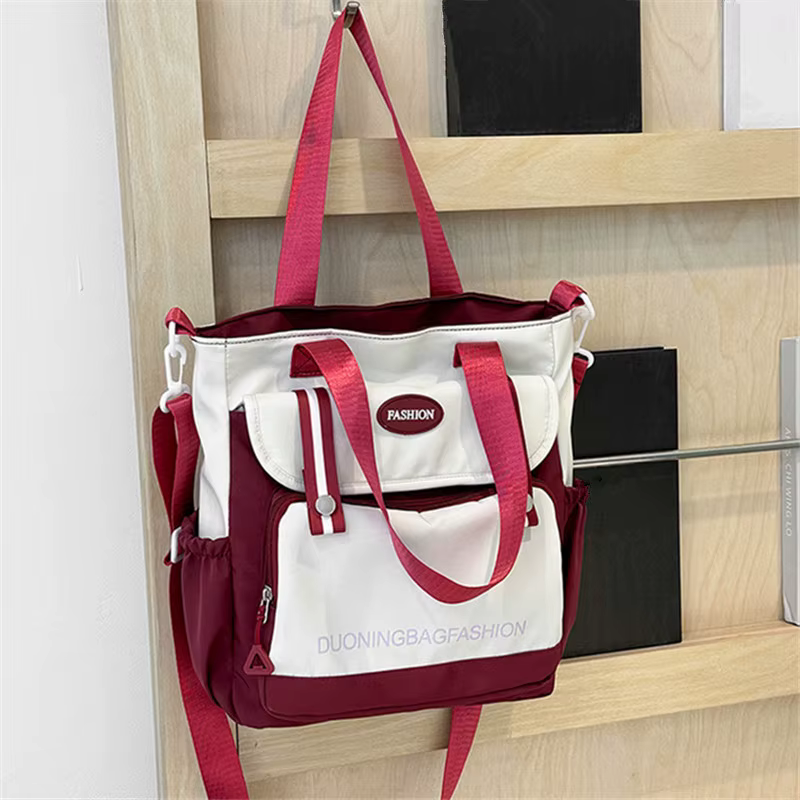 Sac fourre-tout pour femmes, sac à main quotidien de grande capacité, sac à bandoulière seau de voyage, sac messager à la mode, sacs d'école de Camp