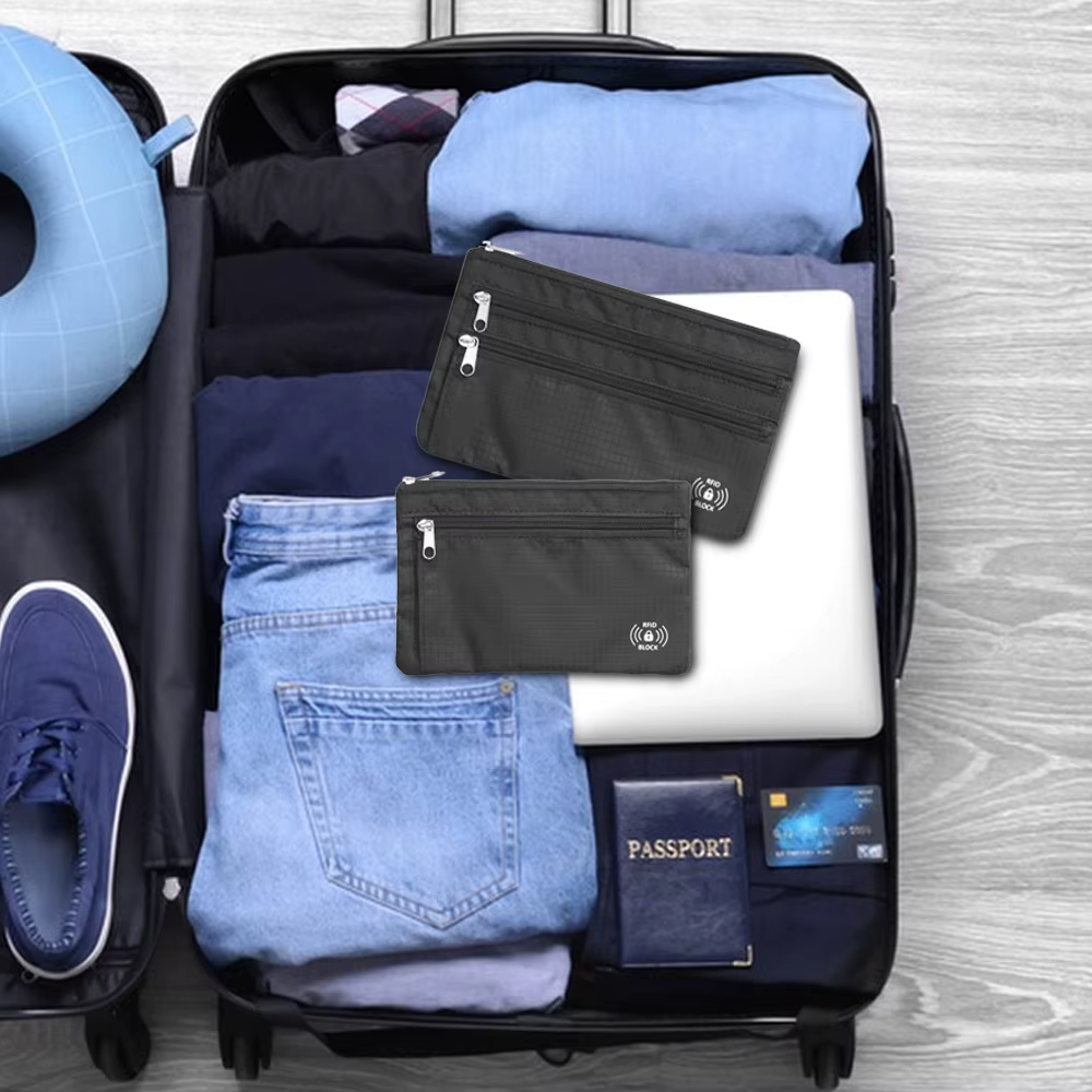 Ensemble de pochettes pour passeport RFID