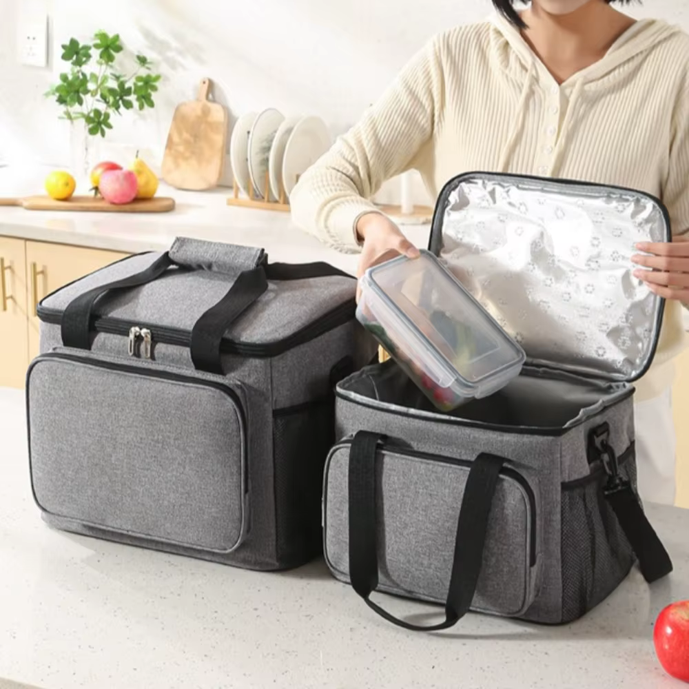 Sac isotherme en tissu Oxford grande capacité pour pique-nique en extérieur