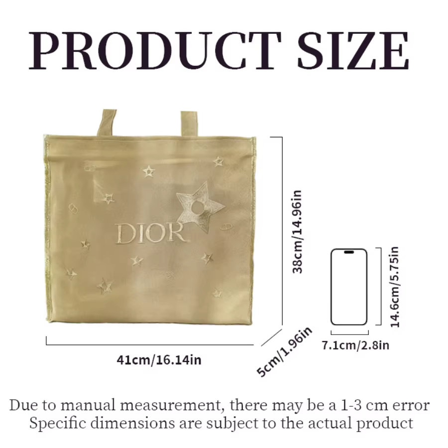 Sac Christian Dior, sac à main de luxe en maille dorée