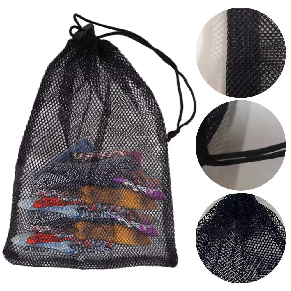 Sac à illant en Nylon Respirant et Durable à Mailles Noires