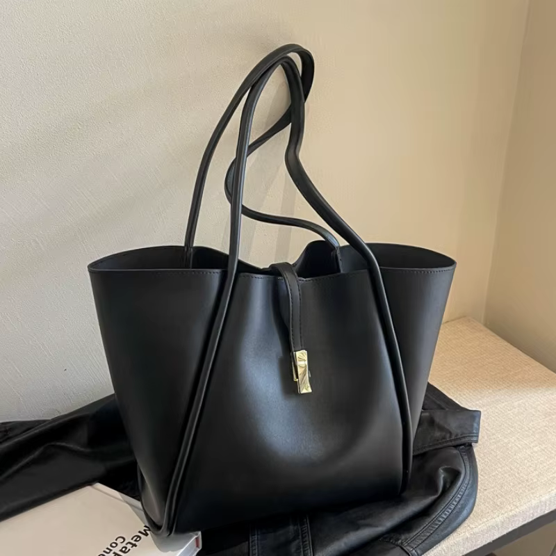 Sacs fourre-tout de luxe de marque pour femmes en cuir PU souple