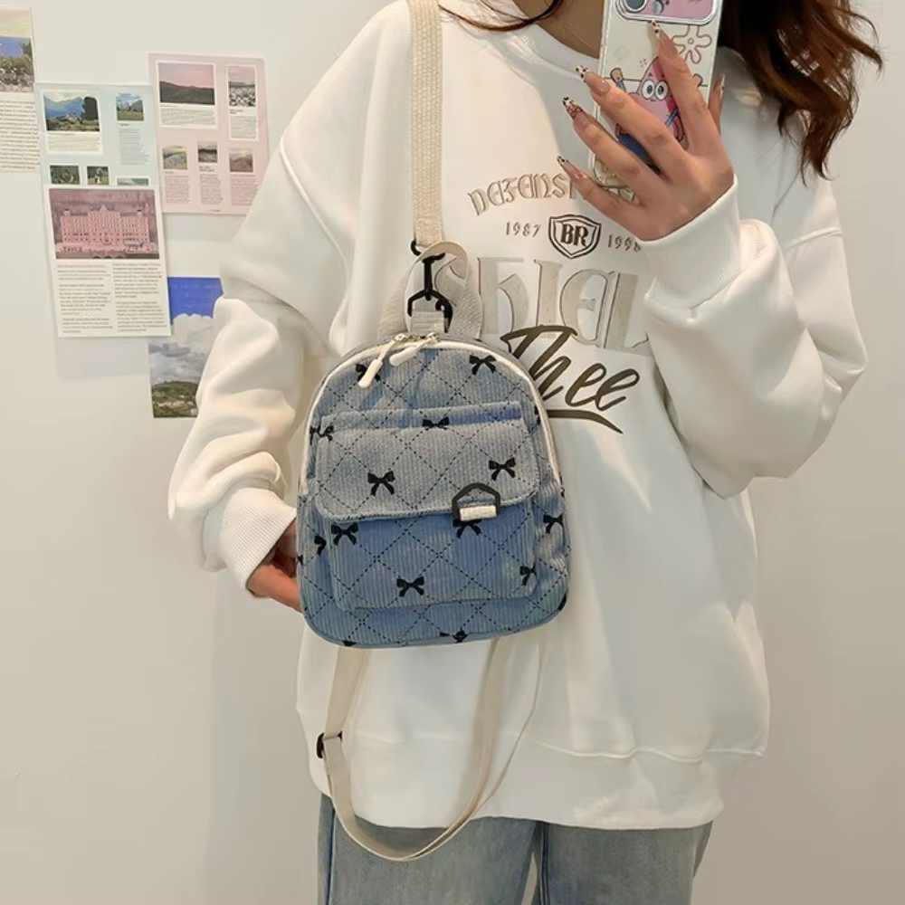 Mini sac à dos imprimé Bowvétérans t doux