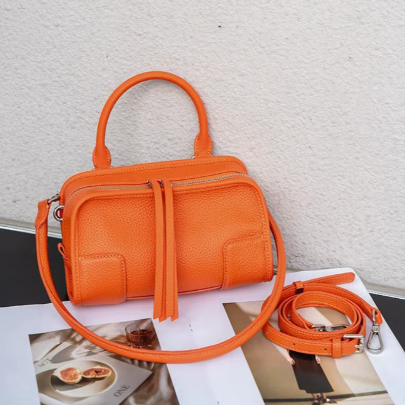 Sac à main de luxe en cuir véritable pour femme
