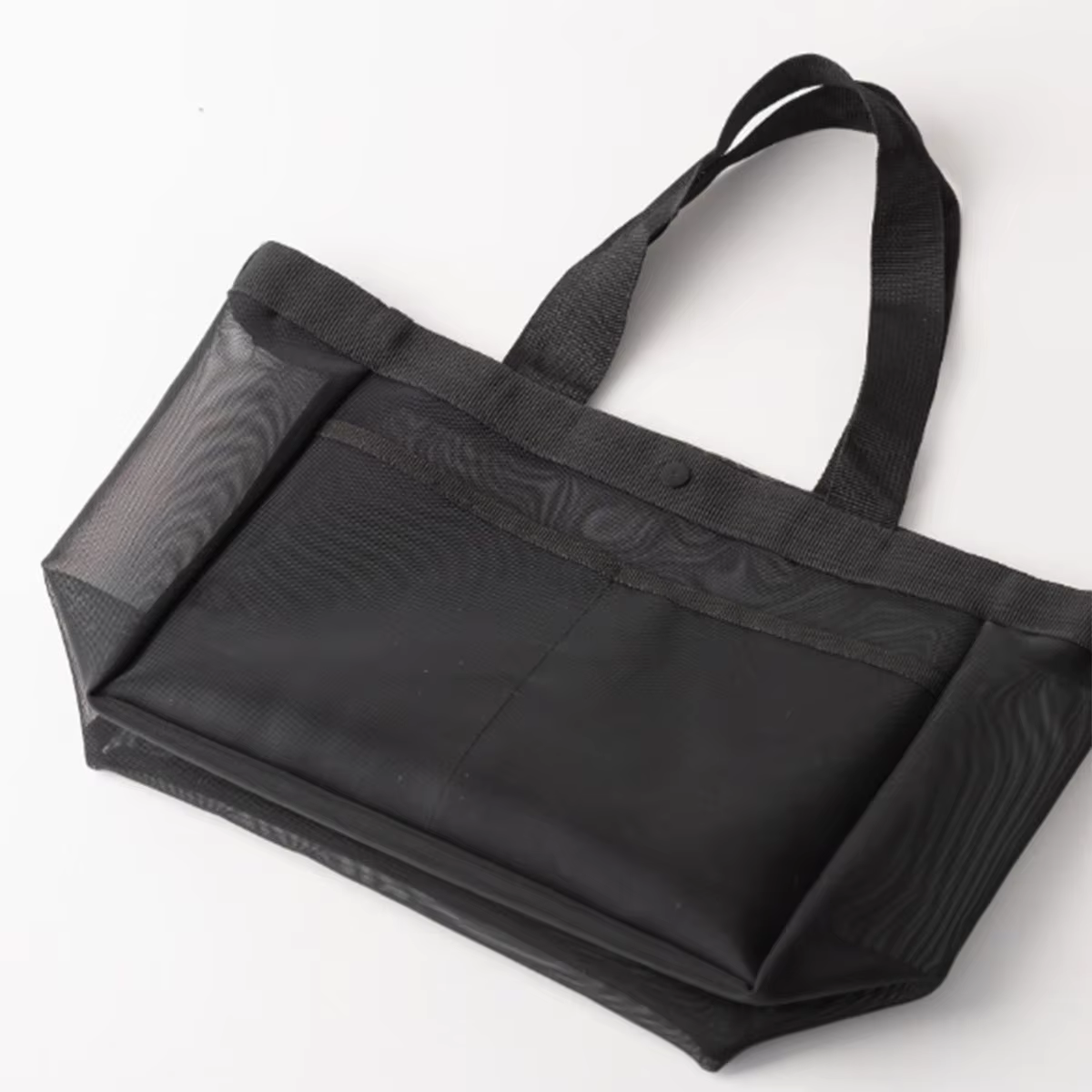 Sac à main en gaze de couleur unie