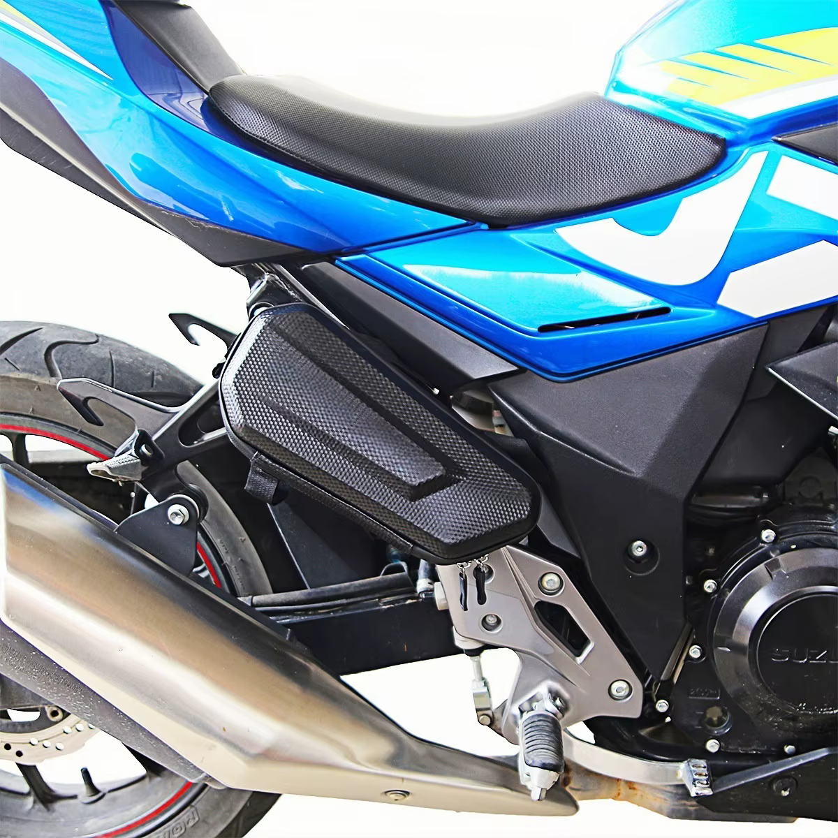 Sac latéral de moto de grande capacité