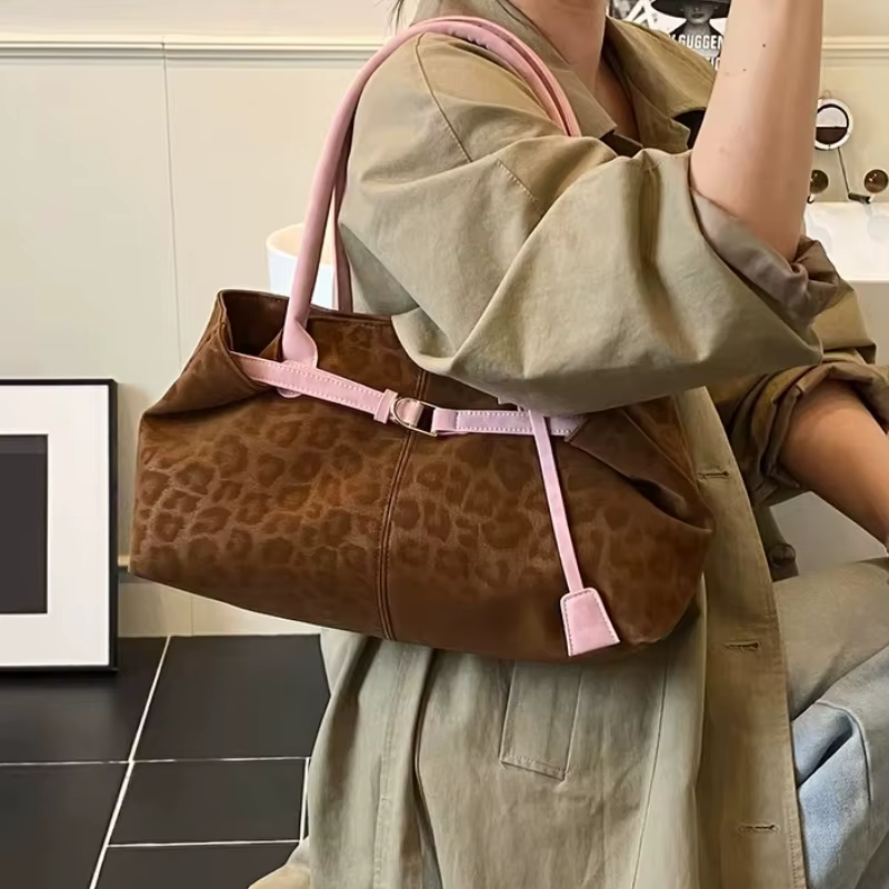 Nouveaux sacs à bandoulière en cuir PU léopard pour femmes