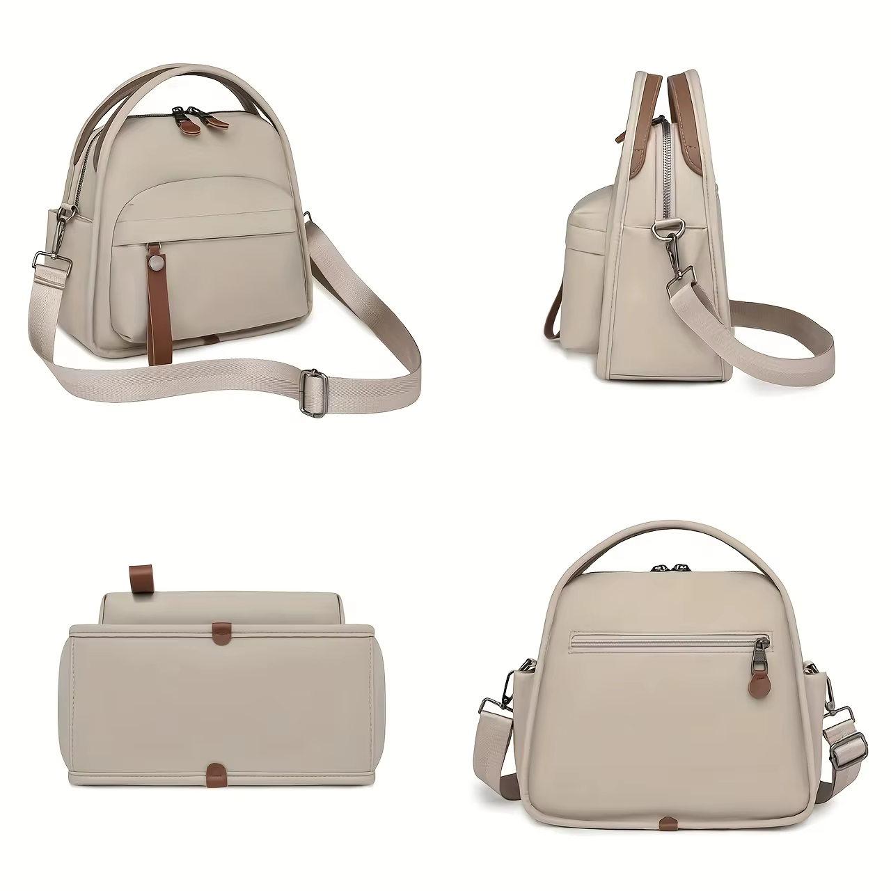 Sac à bandoulière Simple à poches multiples pour femmes