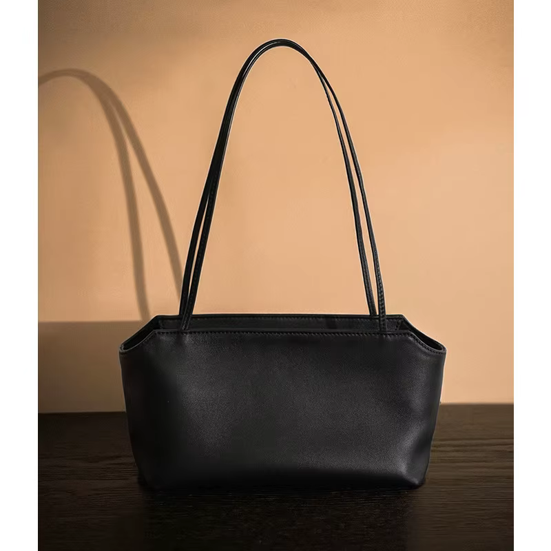 Sac à bandoulière simple en peau de mouton