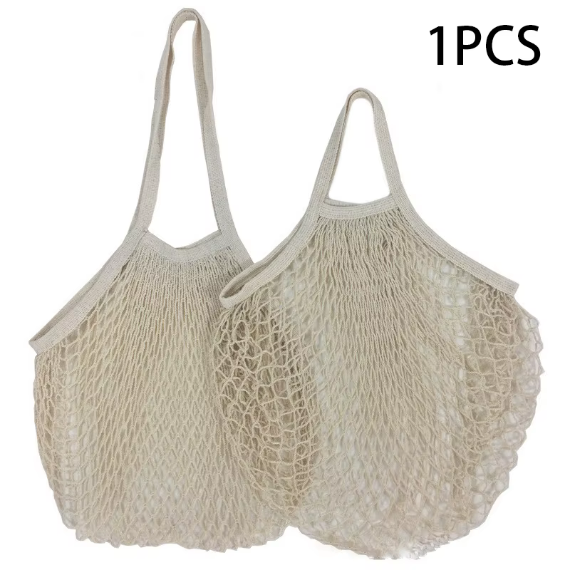 Sac de courses pliable en coton tissé
