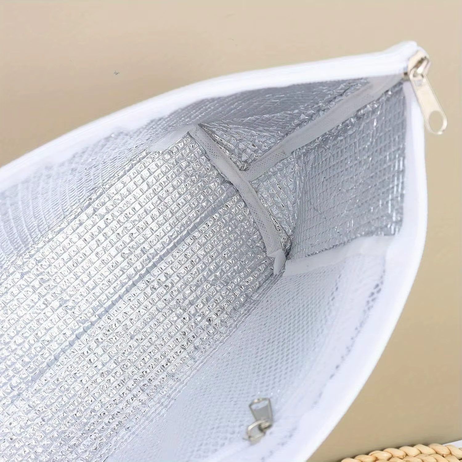 Sac isotherme réutilisable avec fermeture éclair - Indispensable pour la maison