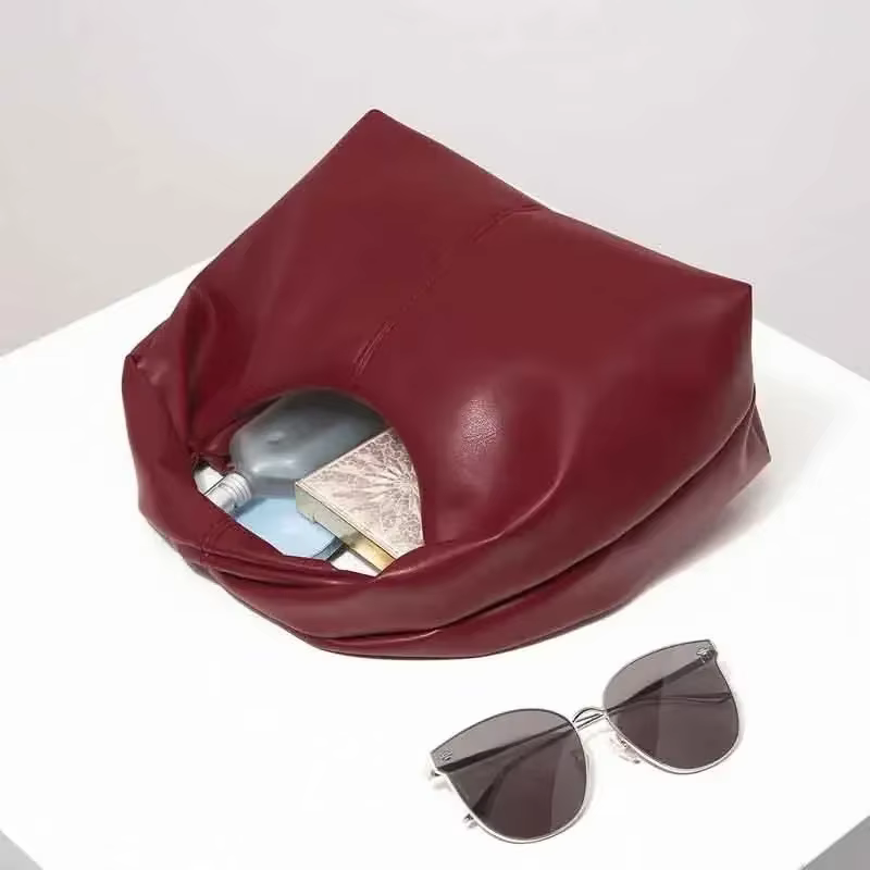 Mn Twist-Sac à main carré solide pour femme