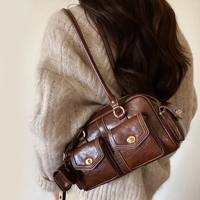 Sacs Boston de luxe, nouveaux sacs à main pour femmes