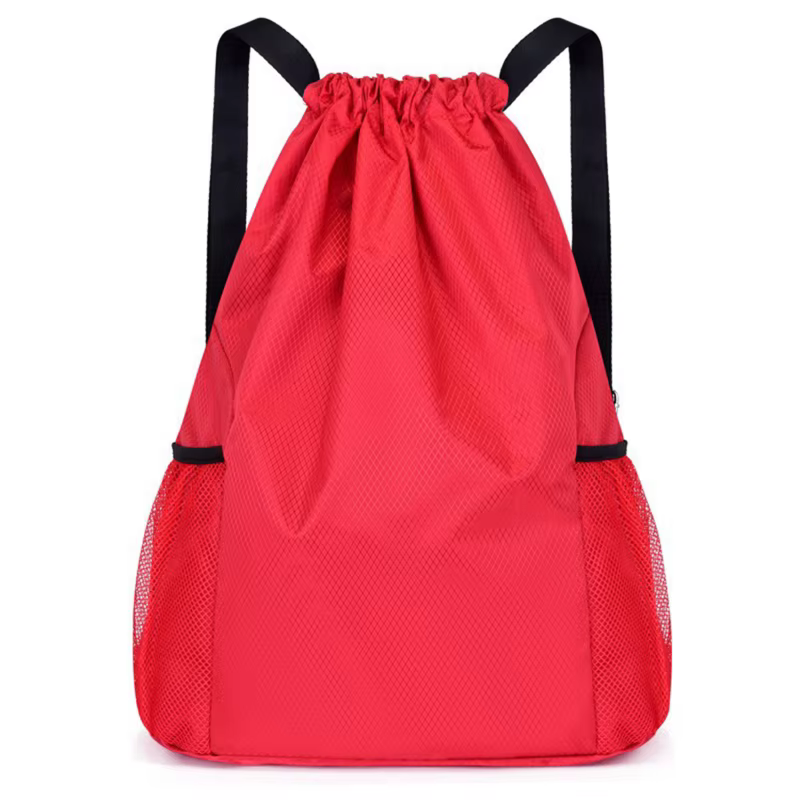 Sacs à dos femmes hommes grande capacité Bundle poche sac à cordon pour unisexe sport sac à dos décontracté couleur unie