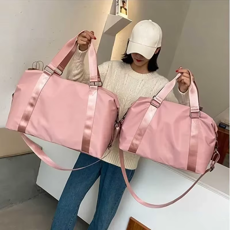 Grand Sac de Voyage Multifonctionnel en Nylon pour Femme