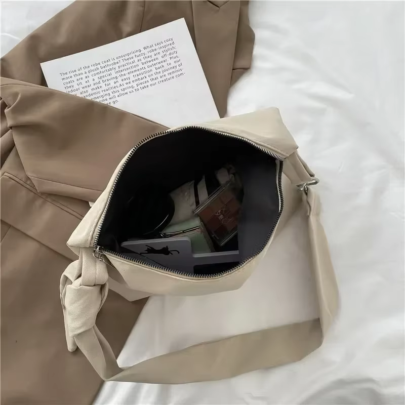 Sac à Main à Bandoulière Noir pour Femme et Fille