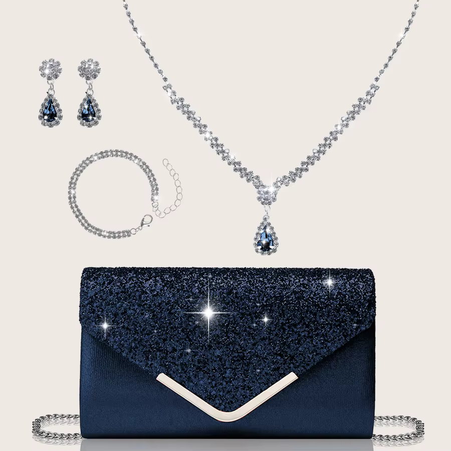 Pochette pour femme magnifique et élégante et scintillante