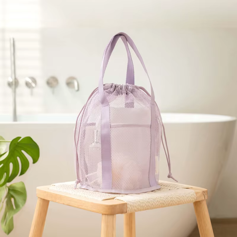 Nouvelle Trousse de Toilette en Nylon à Mailles