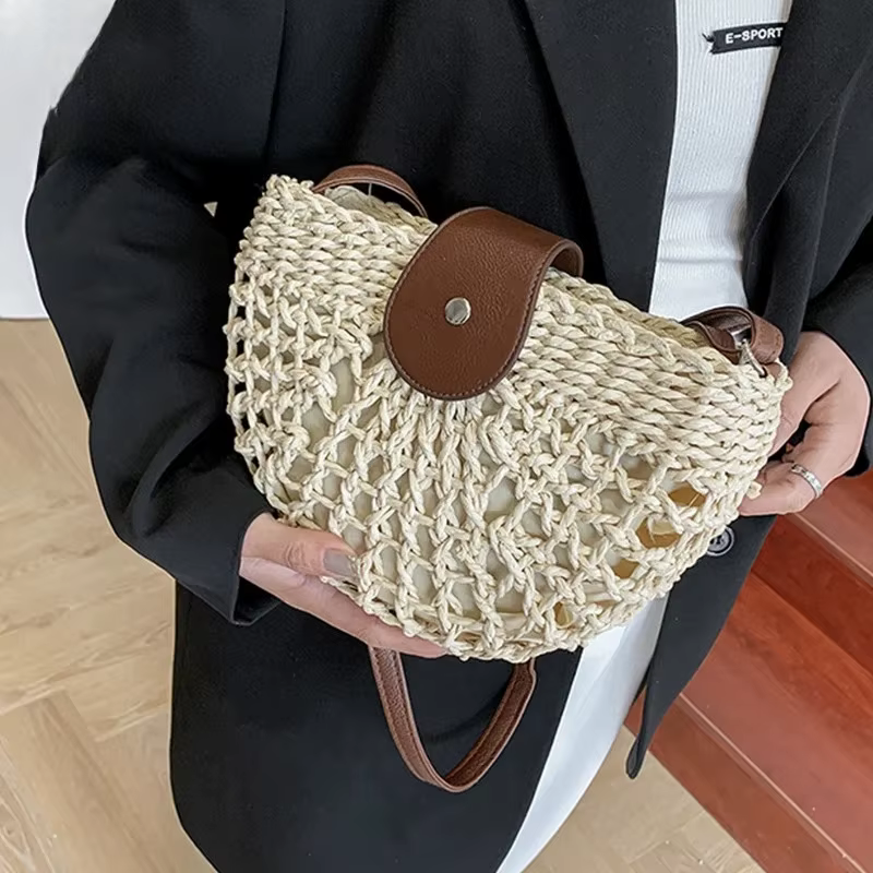 Sac de paille d'été pour femmes