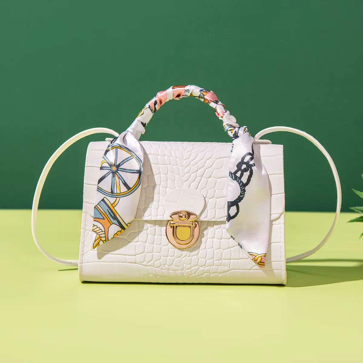 Sac à bandoulière décontracté polyvalent imprimé Floral