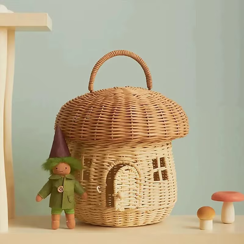 Sac fourre-tout en rotin