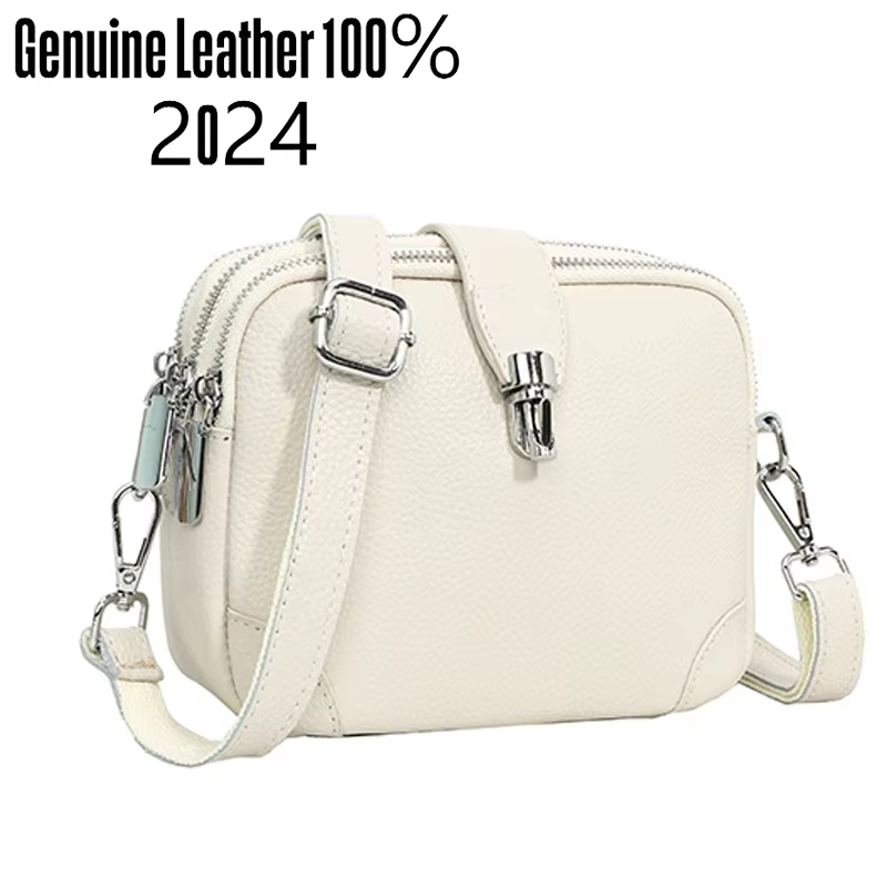 Sac à main en cuir de vachette 2024 couches pour femmes