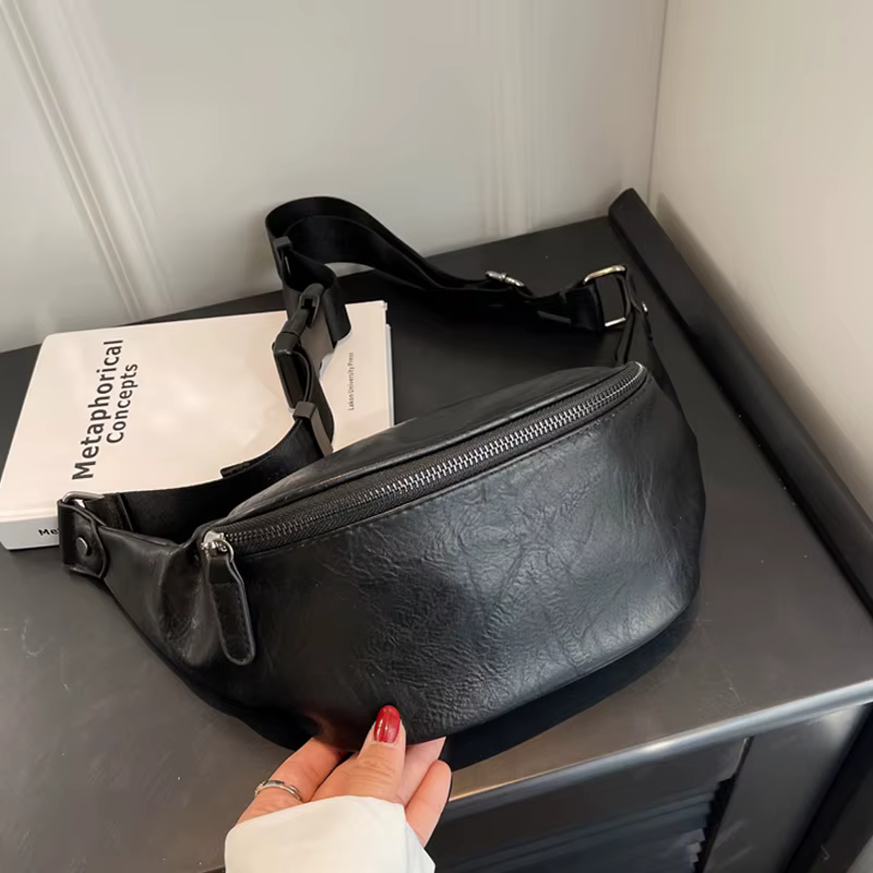 Marque de luxe femme ceinture sac couleur unie en cuir Fanny pack sac à main mode dames taille sac concepteur épaule bandoulière poitrine sac