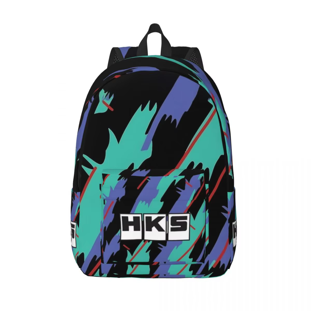 Sac à Dos en Toile à Motif Rétro pour Homme et Femme Adolescent