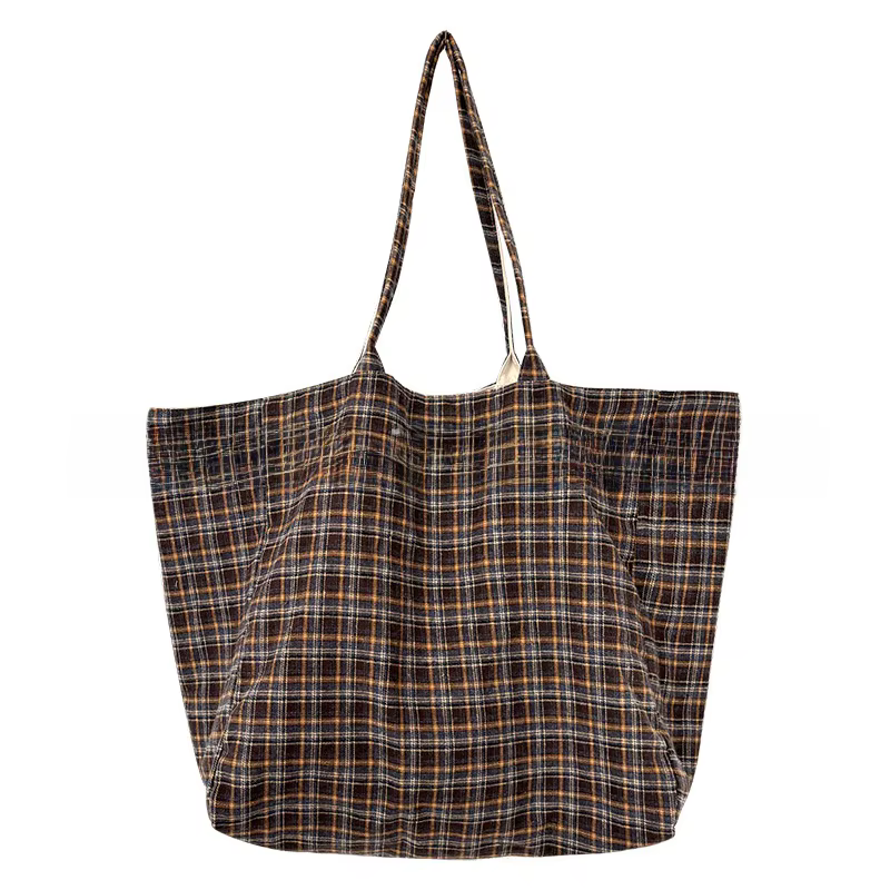 Sac fourre-tout chic en tweed pour femme