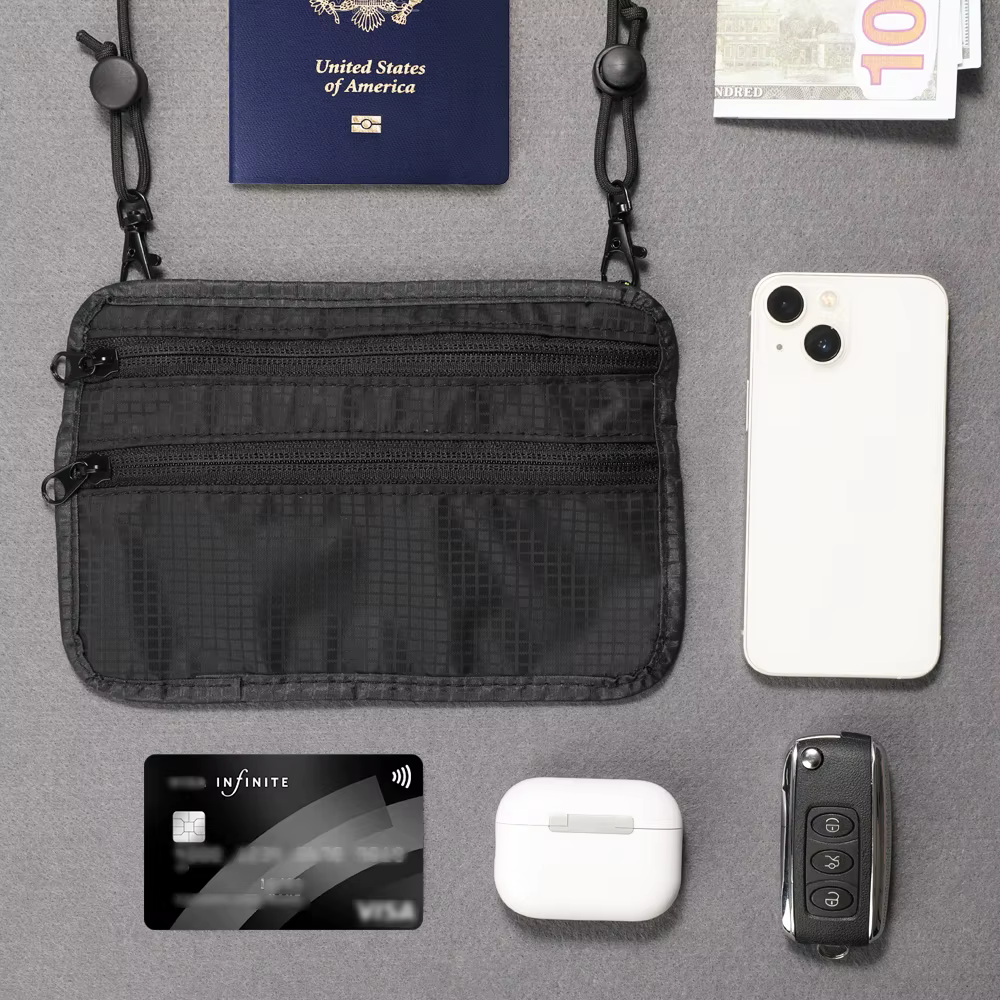 Poudres porte-passeport pour voyage