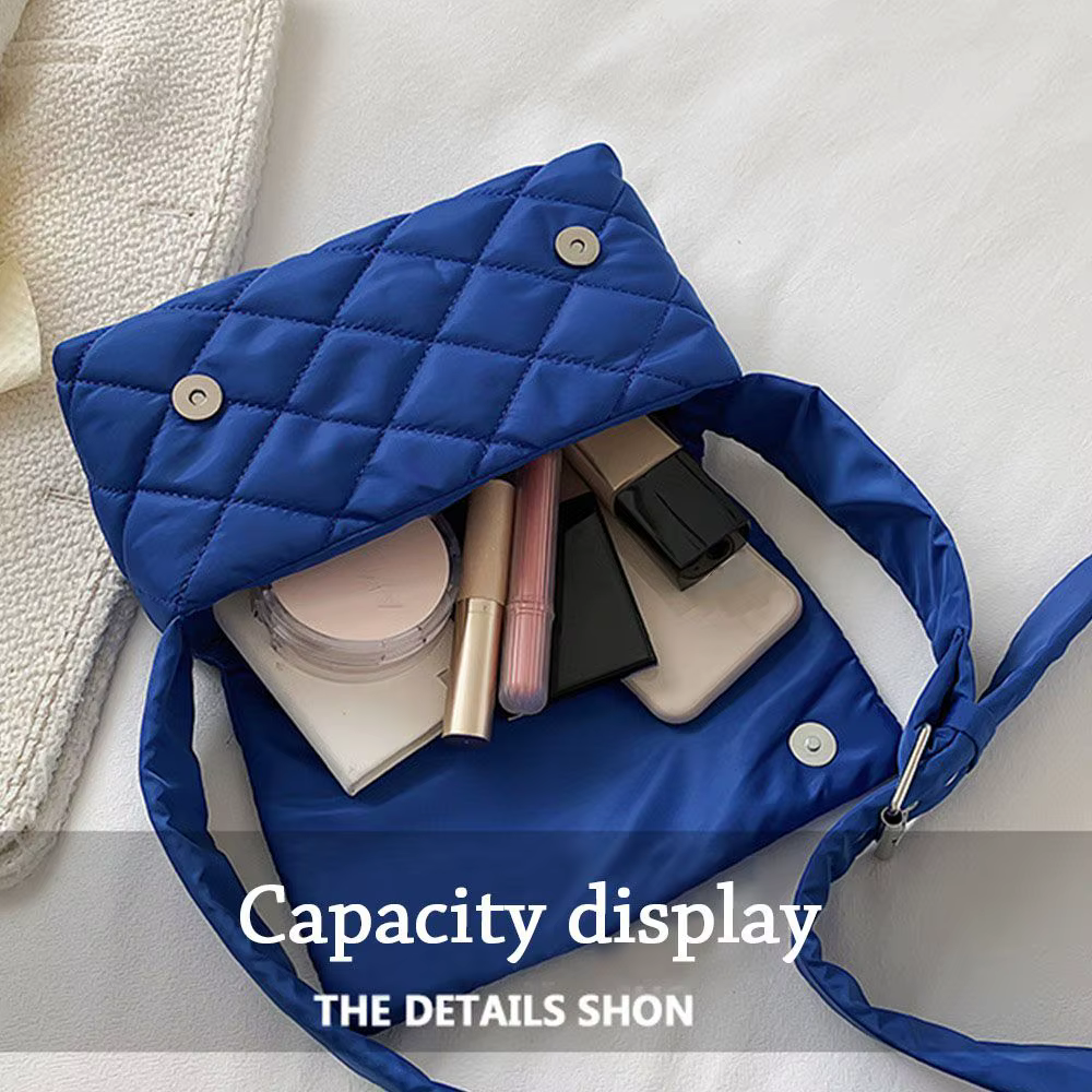 Sac fourre-tout matelassé en coton rembourré pour femme