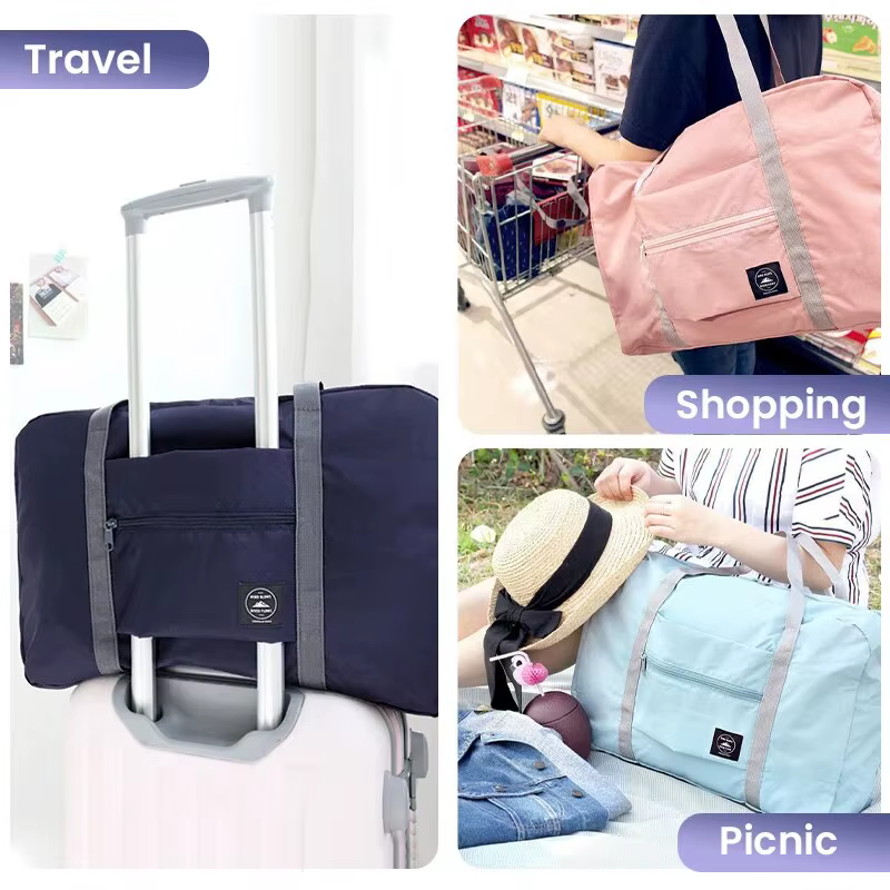 Sac de voyage pliable à la mode : sac à main de grande capacité et résistant aux éclaboussures pour fitness et voyages de vacances unisexes