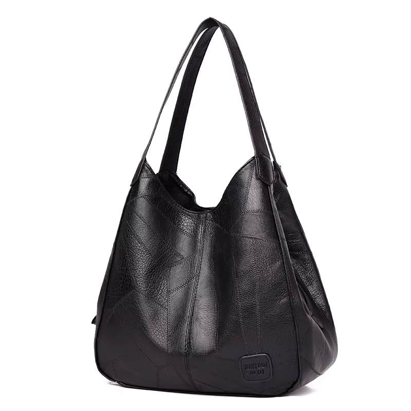 Grand sac fourre-tout en cuir souple