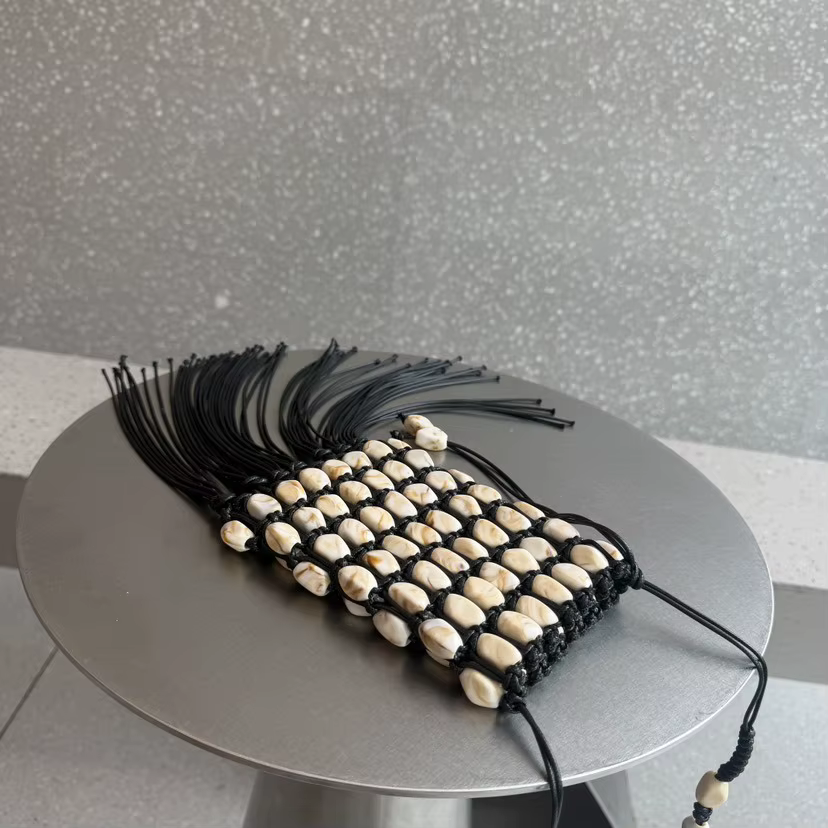 Nouveau Sac à bandoulière perlé en pierre tendance