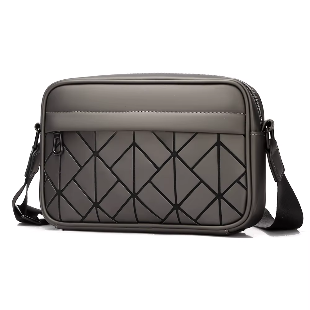 Modèle de mode hommes sac à bandoulière de haute qualité en cuir PU sacs