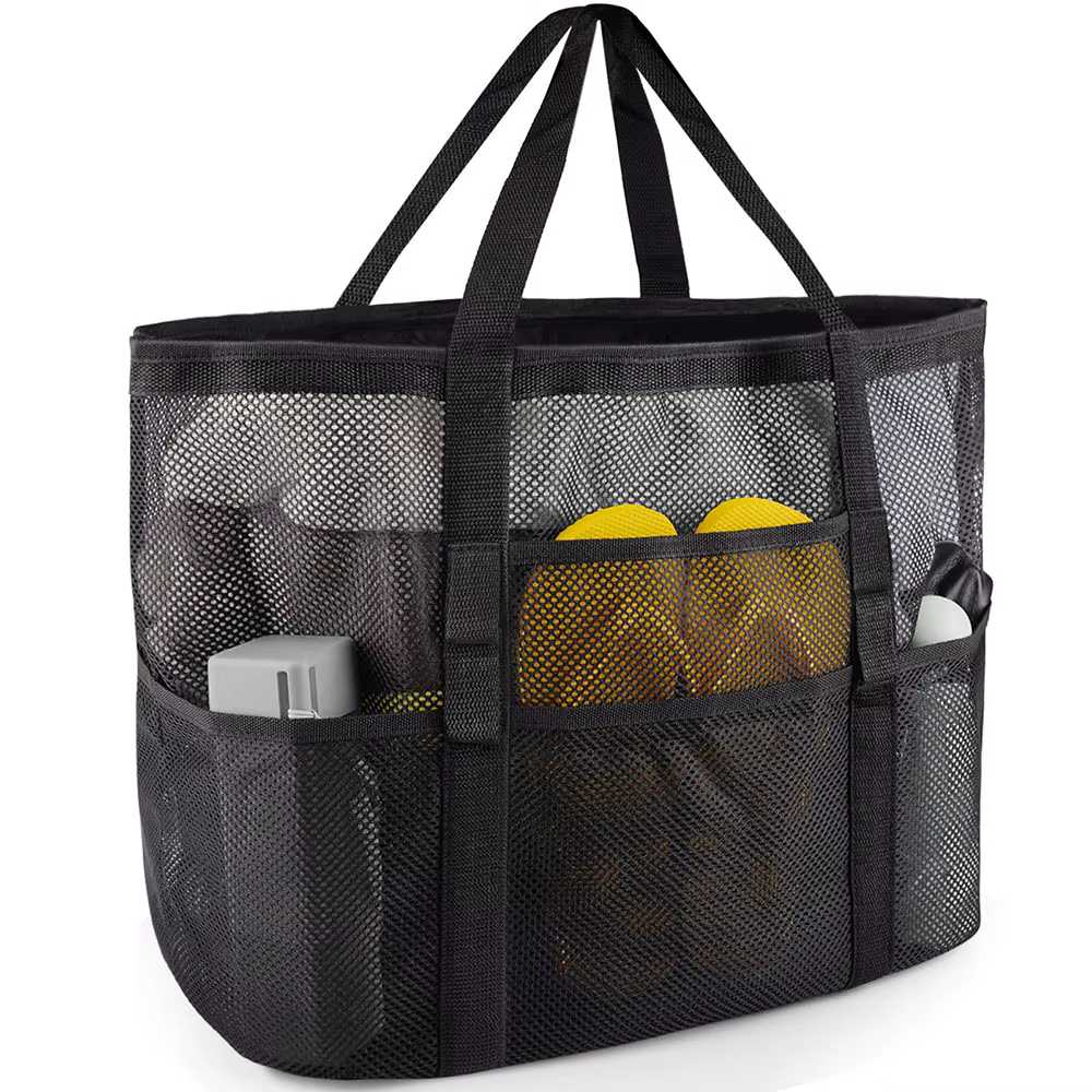 Sac de plage en maille imperméable et résistant au sable