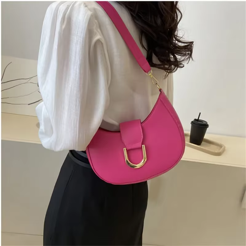 Sac à bandoulière tendance en cuir Pu pour femmes