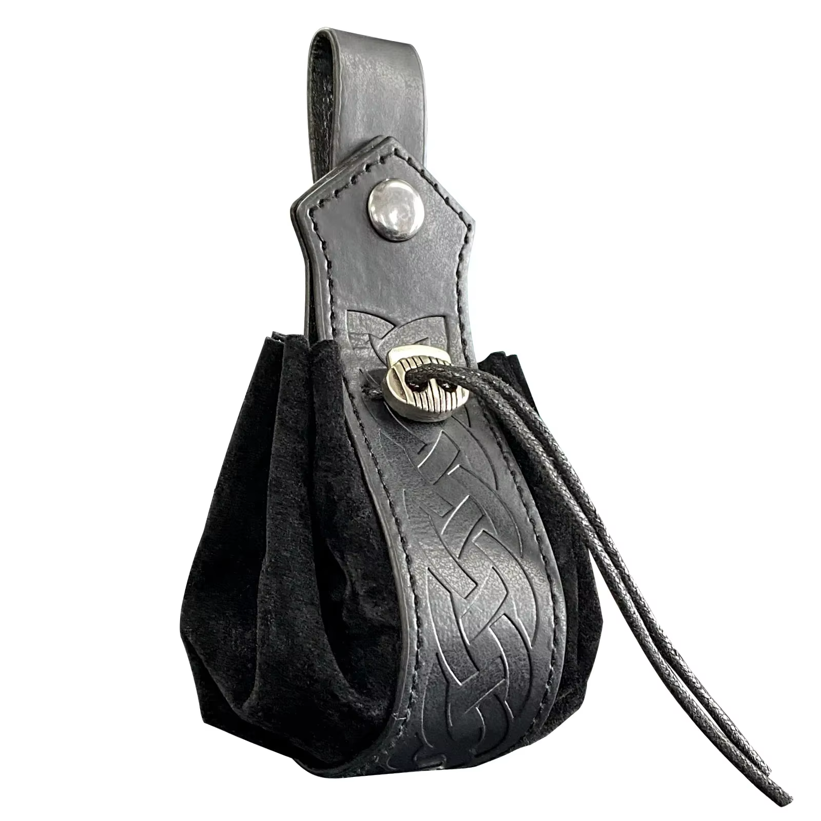 Sacs pochettes en cuir médiévaux