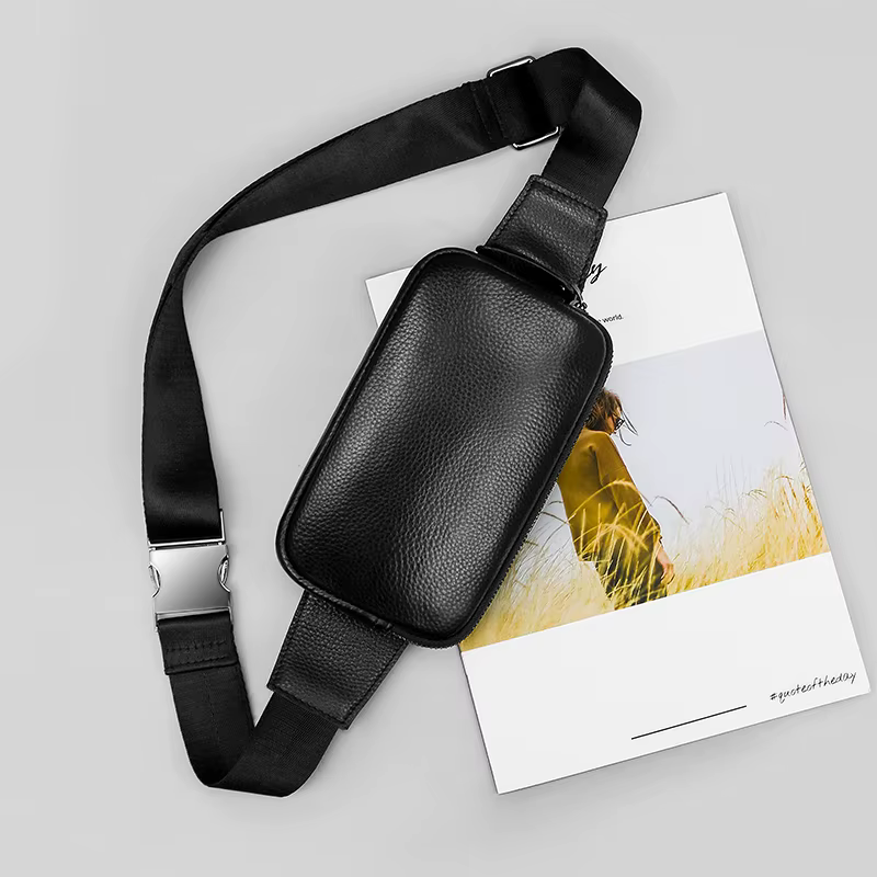 Sac banane en cuir pour hommes et femmes