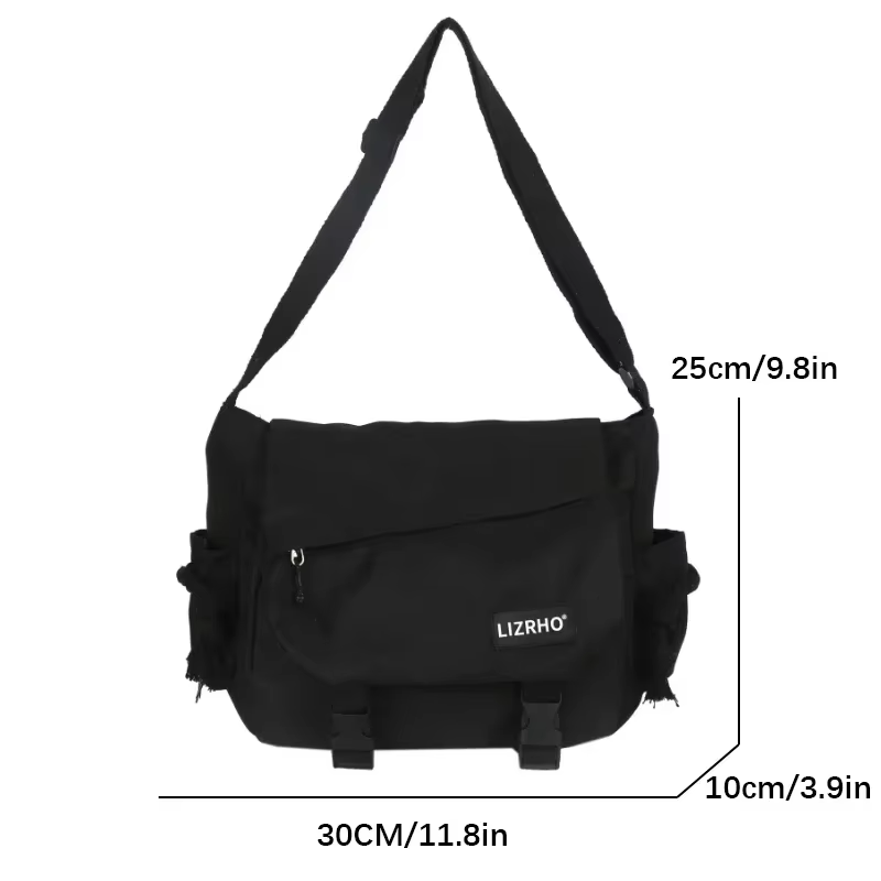 Sac messager sacs à main japonais école coréenne unique épaule fille étudiant Hong Kong Style rétro grande capacité postier femmes