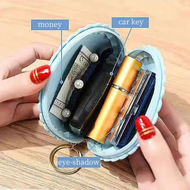 Mini Portefeuille Coréen Tendance pour Filles