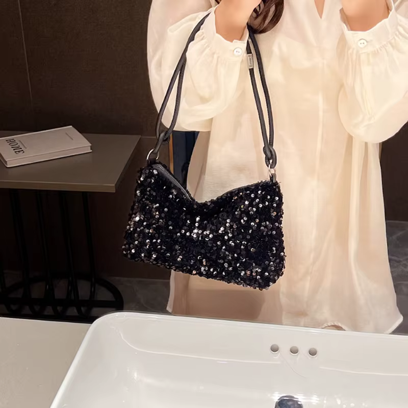 Sacs à main à paillettes brillantes pour femmes