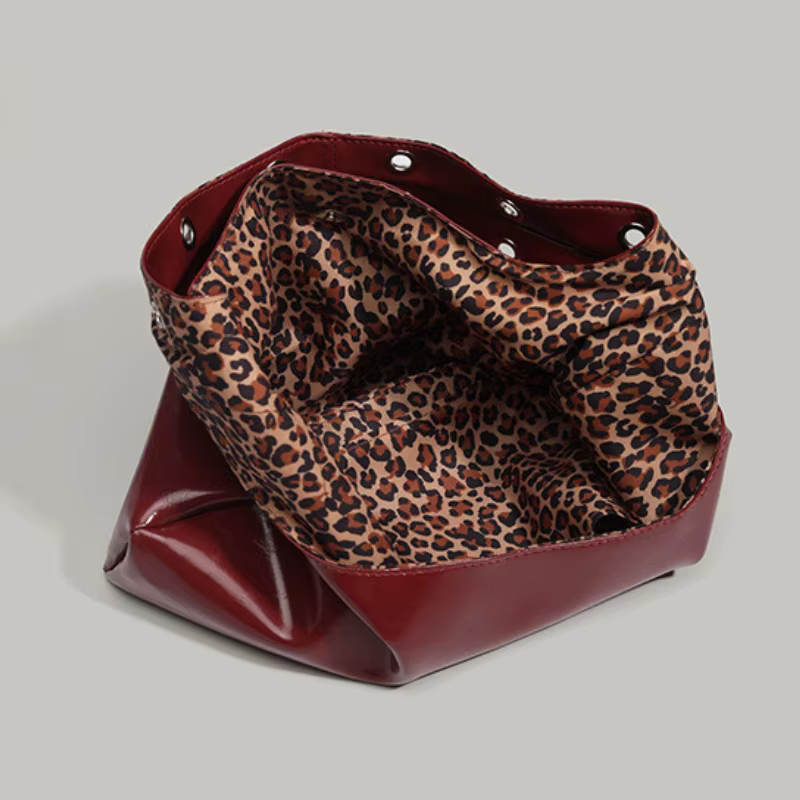 Sac à bandoulière léopard Spice Girl Double face