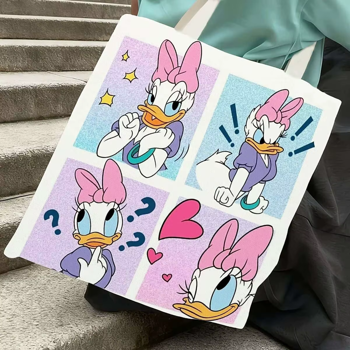 1 paquet de sacs fourre-tout imprimés Donald Duck
