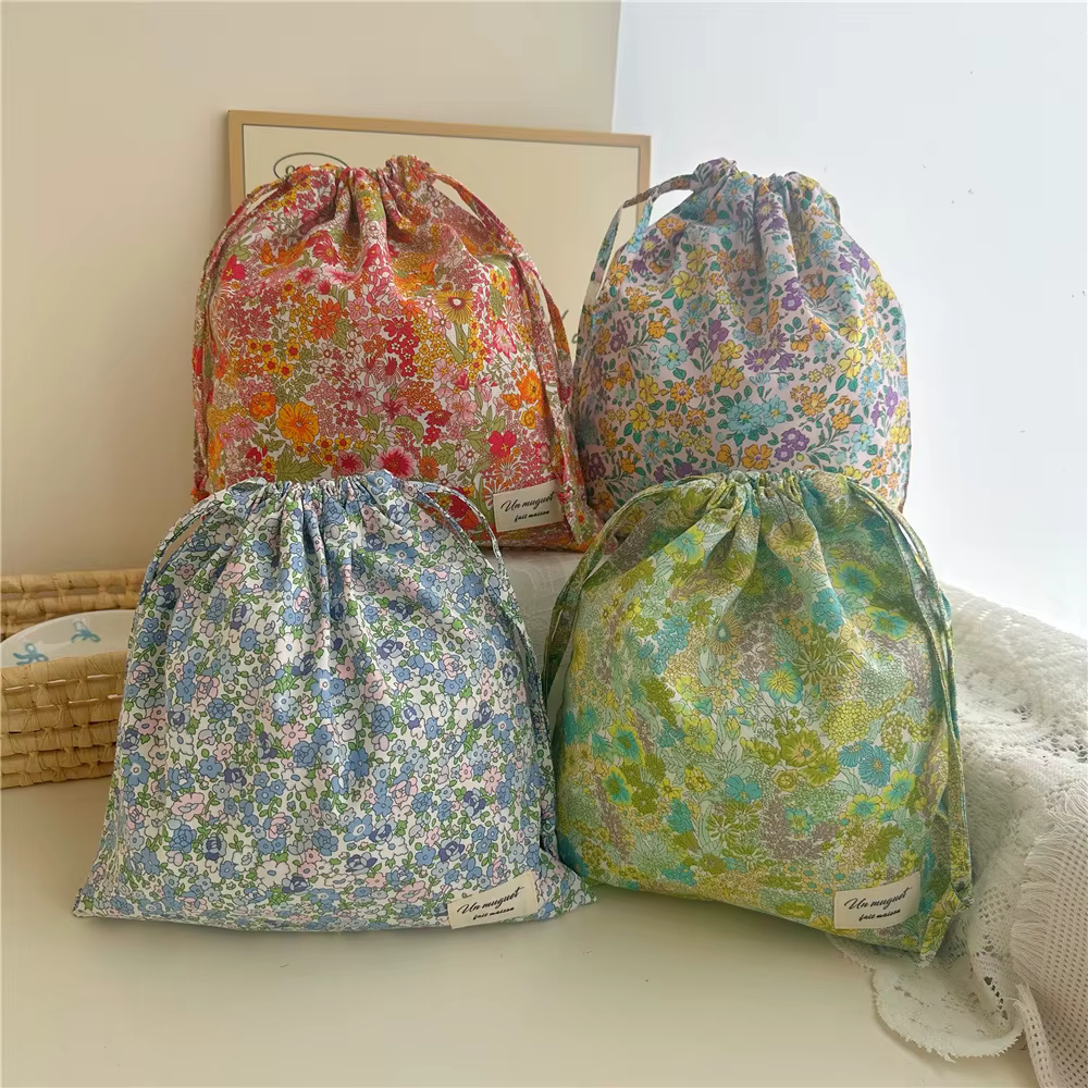 Sac de maquillage en coton